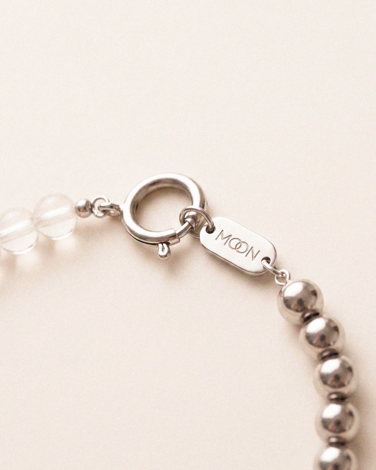 Collar Dual / Cuarzo Hematite