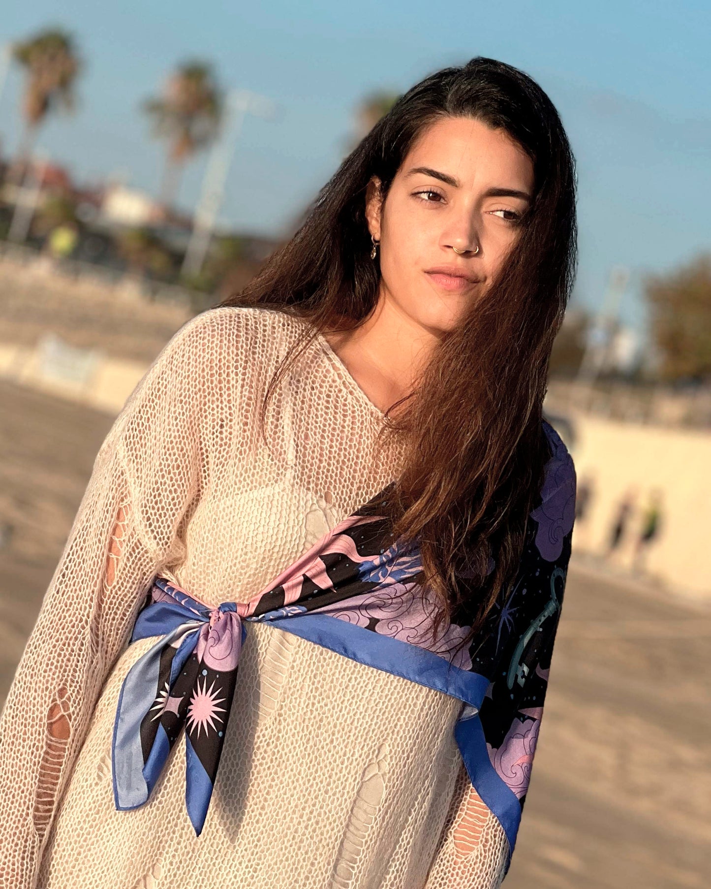 Tigress Duality / Silk Scarf