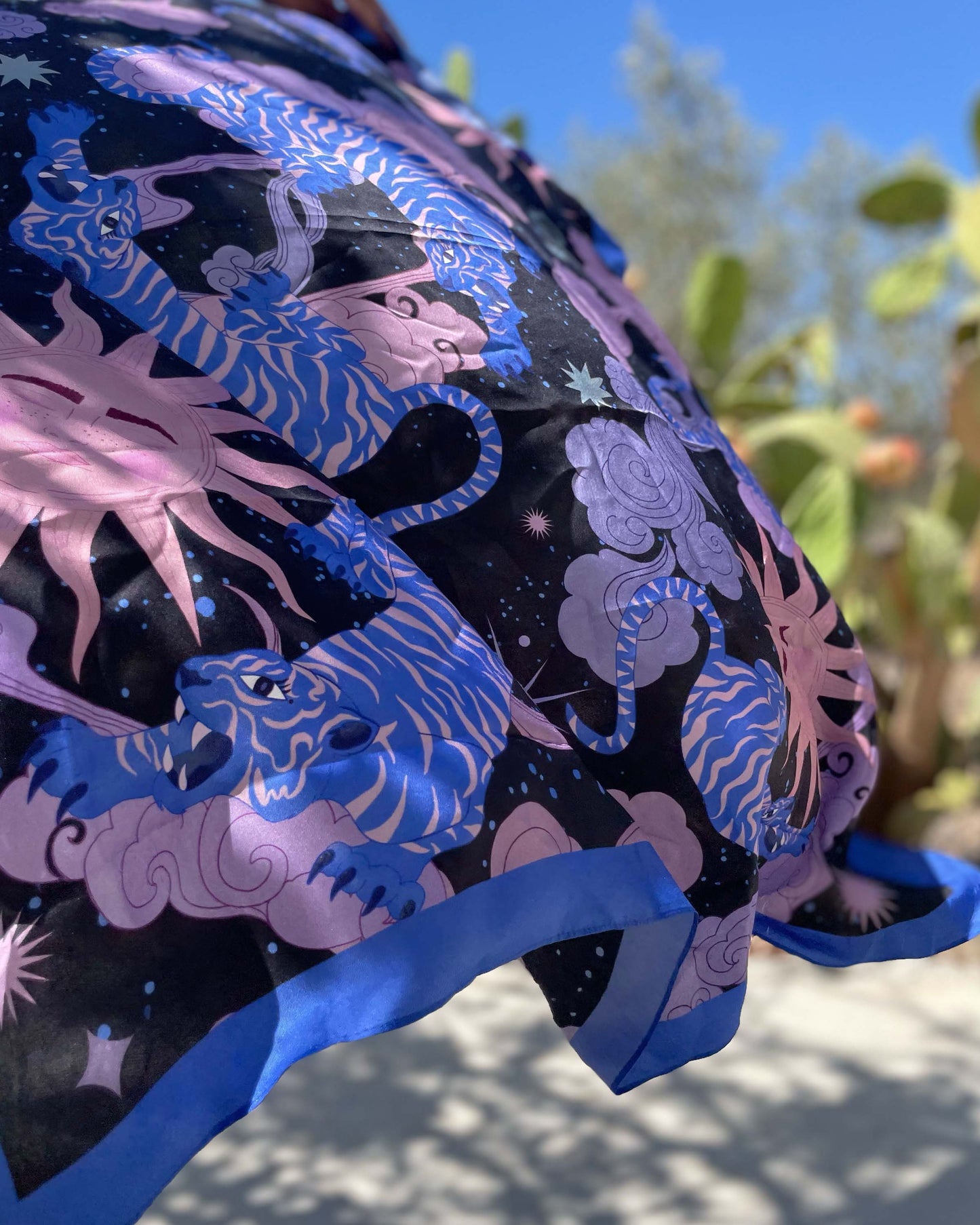 Tigress Duality / Silk Scarf