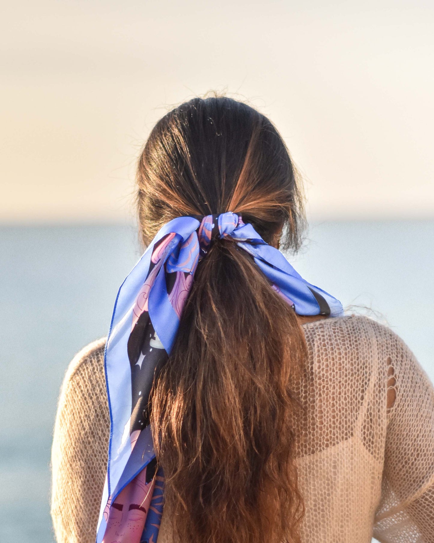 Tigress Duality / Silk Scarf